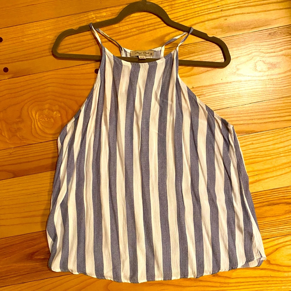 Blue & White striped top